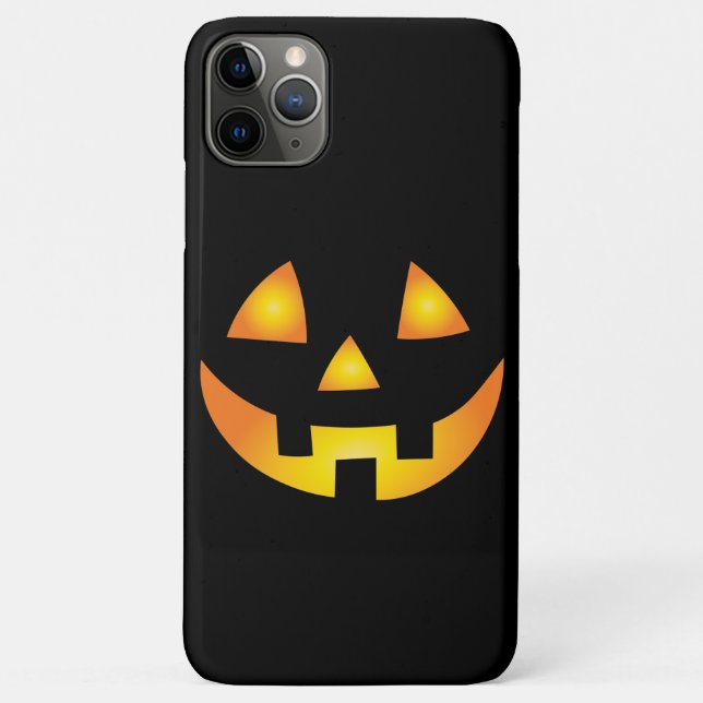 Coques Case-Mate iPhone Jack O Lantern Creepy Pumpkin Face Halloween (Dos)