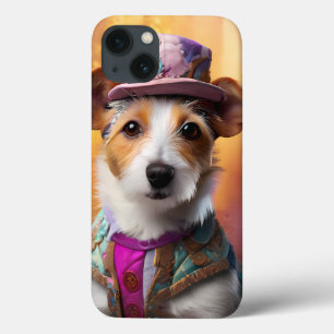 Case-Mate iPhone Case Jack Russell en costume coloré