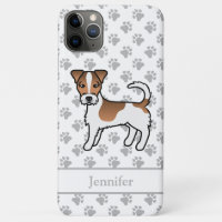 Jack Russell Terrier à poil dur marron et nom