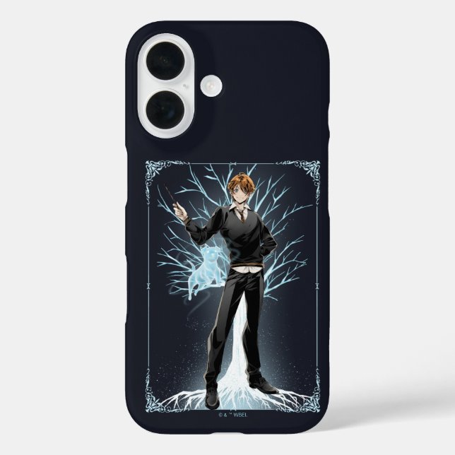 Coques Case-Mate iPhone Jack Russell Terrier Patronus d'Anime Ron Weasley (Verso)