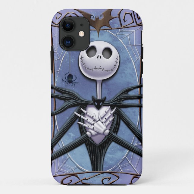 Coques Case-Mate iPhone Jack Skellington | Cadre Web Spider (Dos)