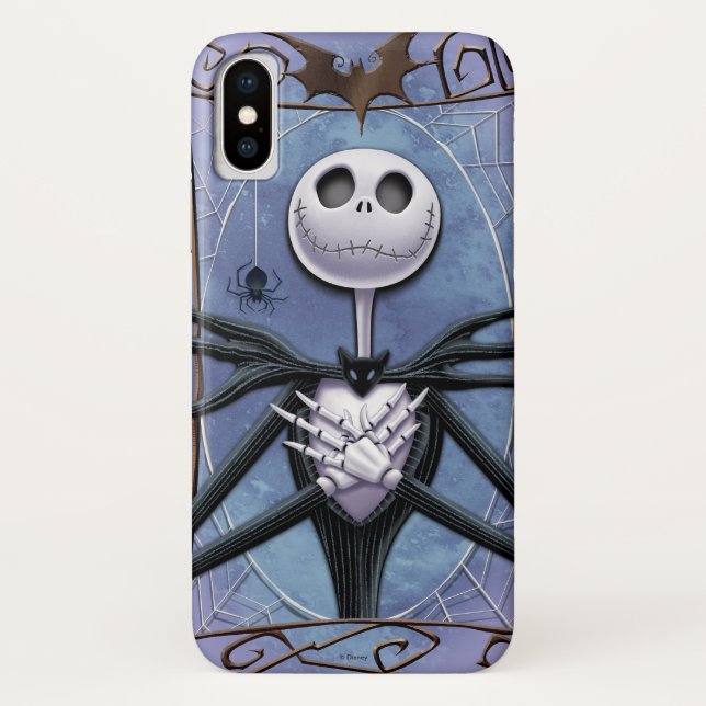 Coques Case-Mate iPhone Jack Skellington | Cadre Web Spider (Dos)