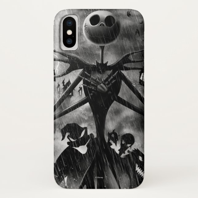 Coques Case-Mate iPhone Jack Skellington | Charme de ghostlike (Dos)