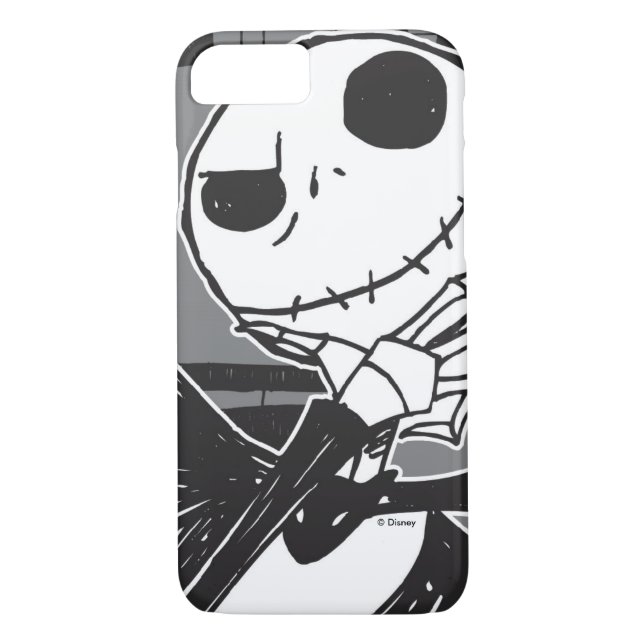Coques Case-Mate iPhone Jack Skellington | Éffrayant Arrière - plan oculai (Dos)