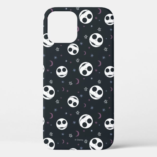 Coques Case-Mate iPhone Jack Skellington Head & Stars Pattern (Verso)