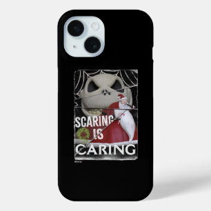 Coque Pour iPhone 15 Jack Skellington & Père Noël   L'indifférence est