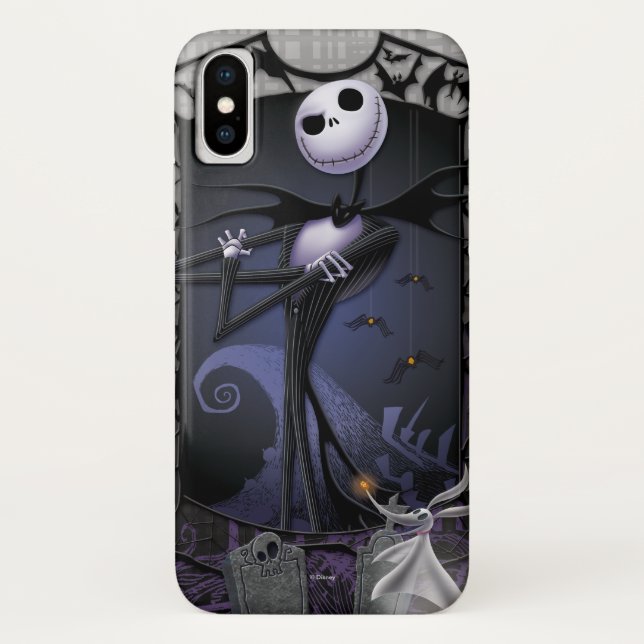 Coques Case-Mate iPhone Jack Skellington | Roi d'Halloweentown (Dos)