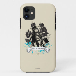 Coque iPhone 11 Jack Sparrow - Trickster des Caraïbes
