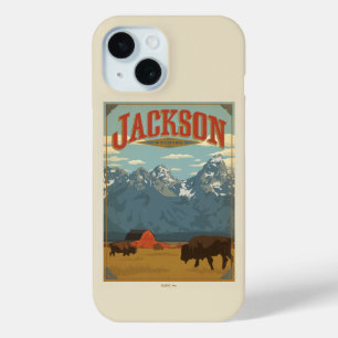 Coque Pour iPhone 15 Jackson Wyoming