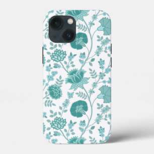 Case-Mate iPhone Case Jacobean Floral Big Motif Tee sur blanc
