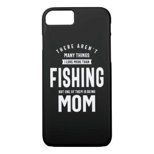 Case-Mate iPhone Case J'adore la pêche. J'aime être une maman
