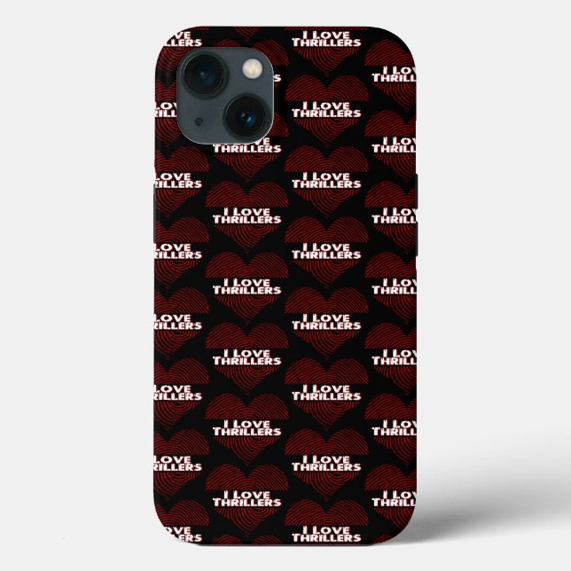Coques Case-Mate iPhone J'adore les Thrillers   (Verso)