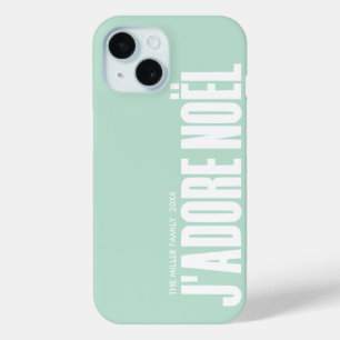 Coque Pour iPhone 15 J'adore Noël !