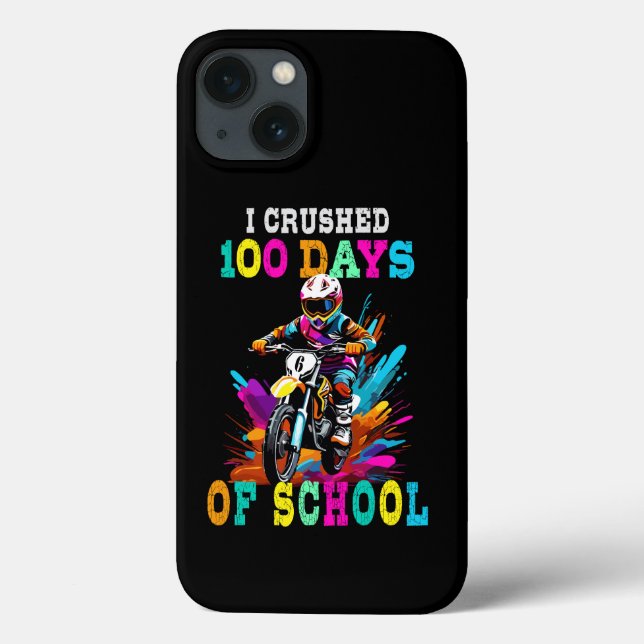 Coques Case-Mate iPhone J'ai écrasé 100 jours d'école Motocross (Verso)