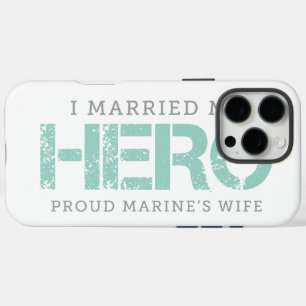 Coques iPhone 16 Pro Max J'ai épousé mon héros - la femme de Marine