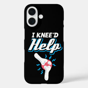 Coque Pour iPhone 16 J'ai eu besoin d'aide Remplacement du genou Chirur