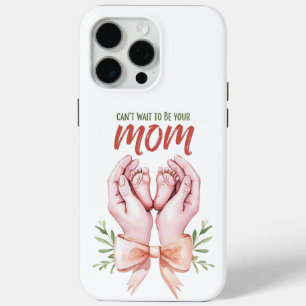 Coque iPhone 15 Pro Max J'ai hâte d'être ta maman