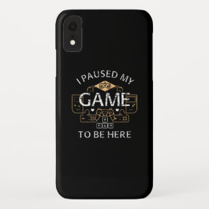 Case-Mate iPhone Case J'ai mis mon jeu en pause pour être ici