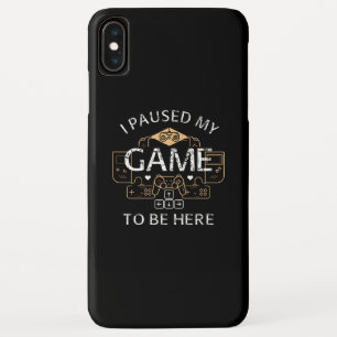 Case-Mate iPhone Case J'ai mis mon jeu en pause pour être ici
