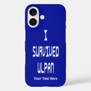 Coque Pour iPhone 16 J'ai survécu à l'ulpan