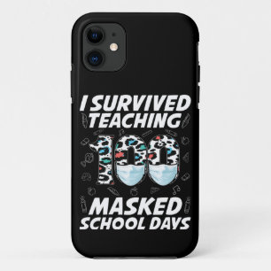 Case-Mate iPhone Case J'Ai Survécu En Enseignant 100 Jours Scolaires Mas