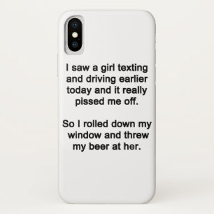 Case-Mate iPhone Case J'ai vu une fille texter