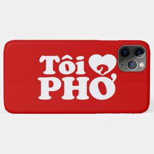 Etui iPhone Case-Mate J'aime (Amour) Pho (Tôi ❤ PHỞ) Langue Vietnamienne