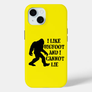 Coque Pour iPhone 15 J'aime Bigfoot et je ne peux pas mentir