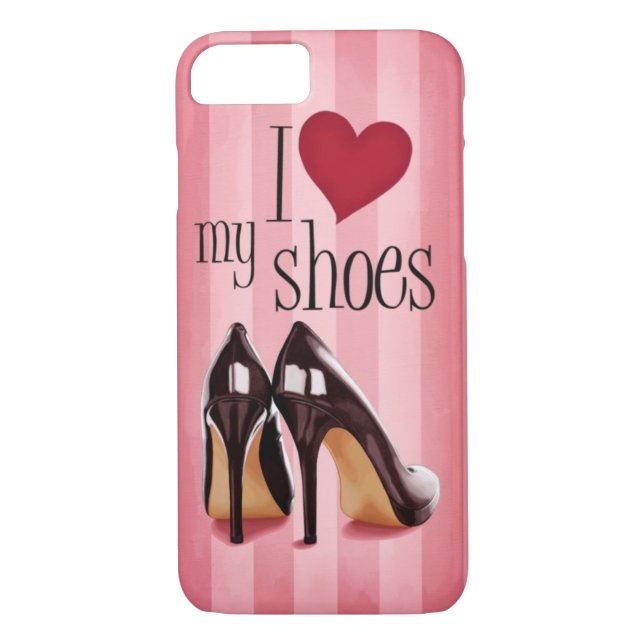 Coques Case-Mate iPhone J'aime des chaussures (Dos)