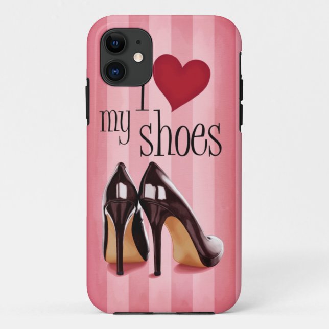 Coques Case-Mate iPhone J'aime des chaussures (Dos)