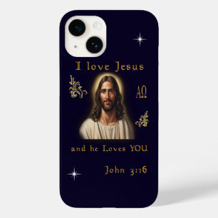 Coque Pour iPhone 14 J'aime Jésus