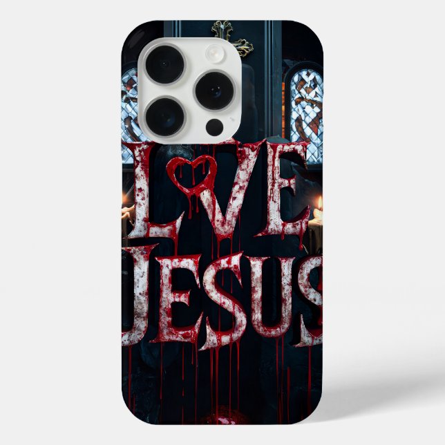 Coques Case-Mate iPhone J'aime Jésus #6 Coque-coque iphone (Verso)
