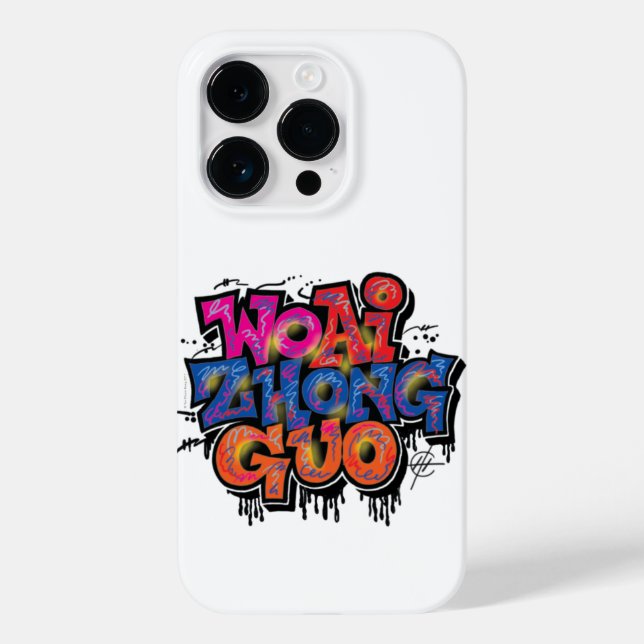 Coques Case-Mate iPhone J'aime la Chine (Verso)