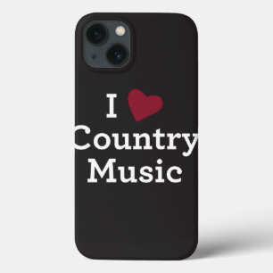 Etui iPhone 13 J'aime la musique country