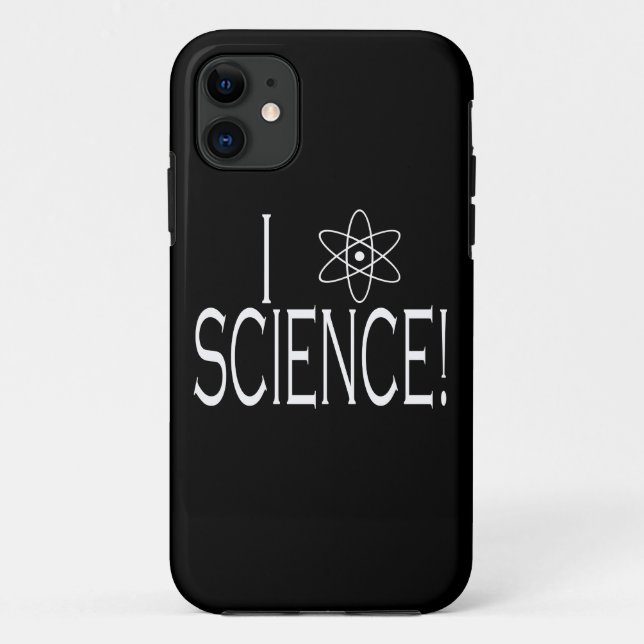 Coques Case-Mate iPhone J'aime la Science (Dos)