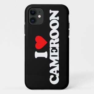 COQUE Case-Mate POUR iPhone J'AIME LE CAMEROUN