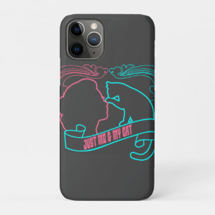 Case-Mate iPhone Case j'aime le chat, juste moi et mon chat
