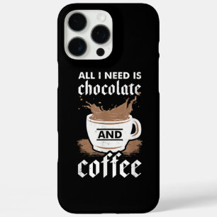 Coques iPhone 16 Pro Max J'Aime Le Chocolat Et Le Café