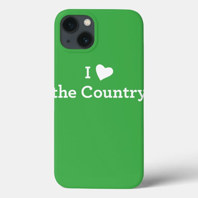 Coques Case-Mate iPhone J'aime le pays (Verso)