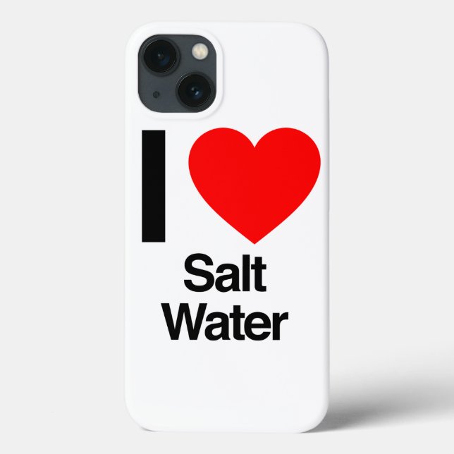 Coques Case-Mate iPhone j'aime l'eau salée (Verso)