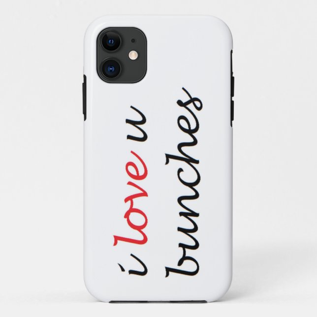 Coques Case-Mate iPhone J'AIME LES BUNCHES Coque-coque iphone Mate (Dos)