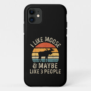 Case-Mate iPhone Case J'aime les élans et peut-être 3 personnes J'aime l