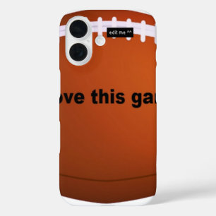Coque Pour iPhone 16 J'aime les footballs américains.png