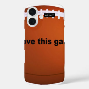 Coque Pour iPhone 16 J'aime les footballs américains.png