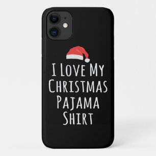 Case-Mate iPhone Case J'aime ma chemise en pyjama de Noël