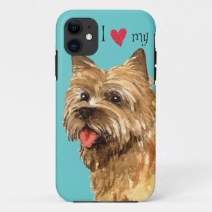 Coque Case-Mate Pour iPhone J'aime mon cairn Terrier