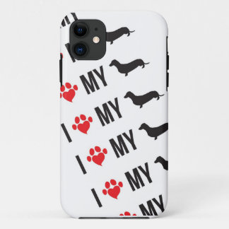 ETUI iPhone Case-Mate J'AIME MON CAS DE TÉLÉPHONE PORTABLE DE WEINER