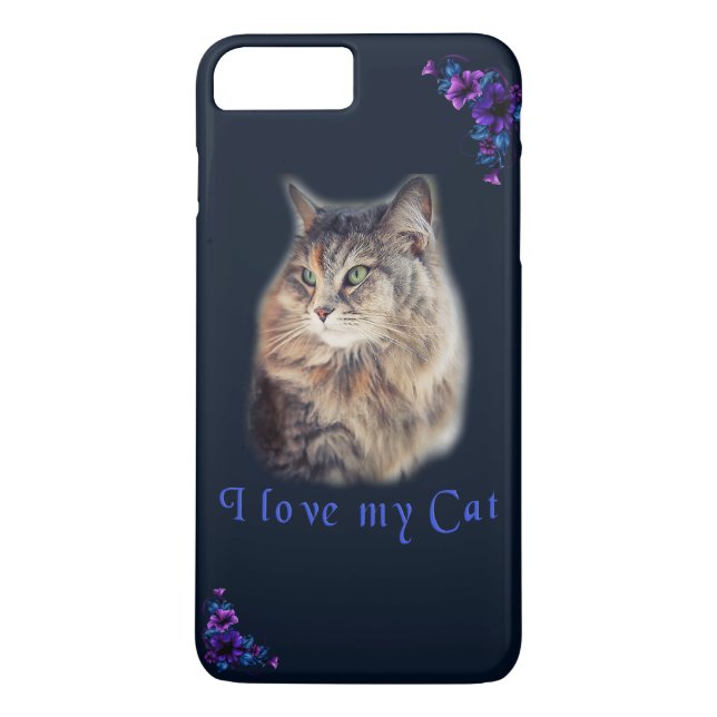 Coques Case-Mate iPhone J'aime mon chat (Dos)