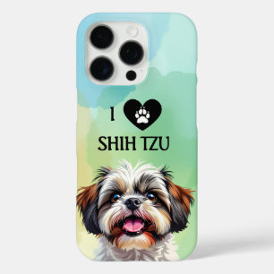 Coques iPhone 16 Pro J'Aime Mon Chien Chien Chien Chien Chien Tzu Chien