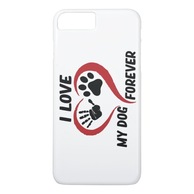 Coques Case-Mate iPhone J'aime mon chien jeter l'oreiller (Dos)